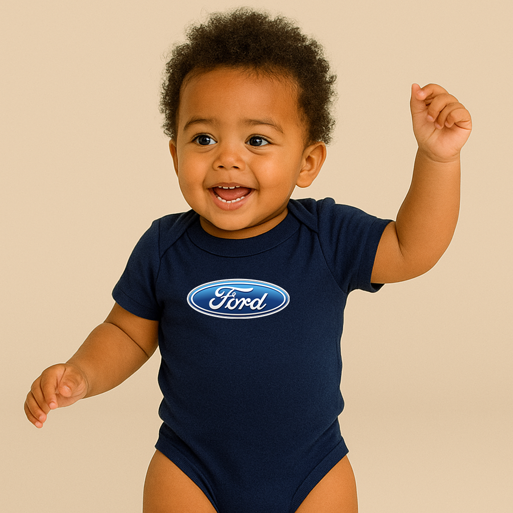 Ford Car Baby Romper Onesie